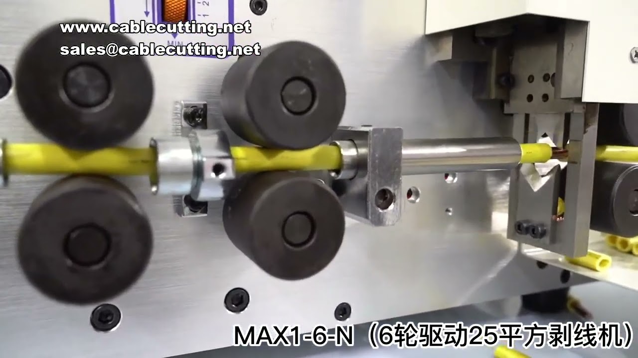 MAX-1 Automatische Kabelstrip- en Draadknipper 0,2-25 mm² met Touchscreen