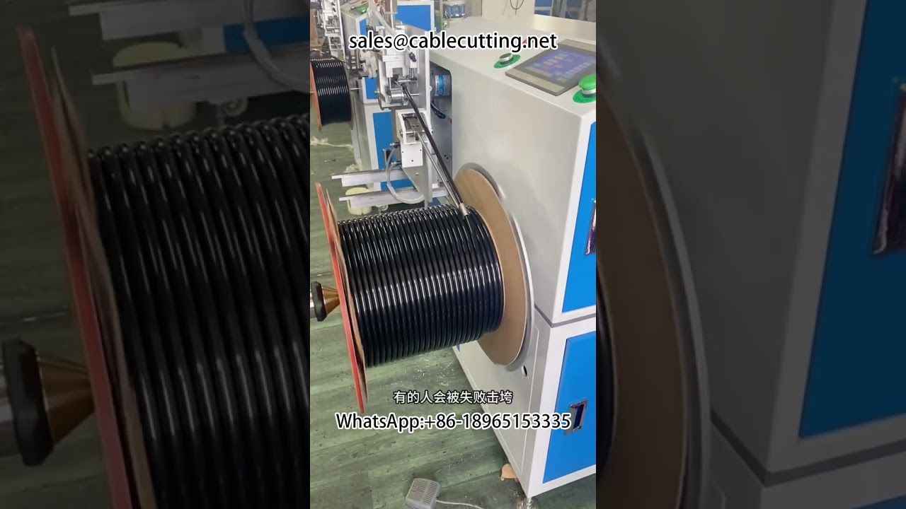 Professionele opwinder voor PU-luchtslang, PVC-buis en kabels | Oprollen op papier- of kunststofplaten en holle rollen