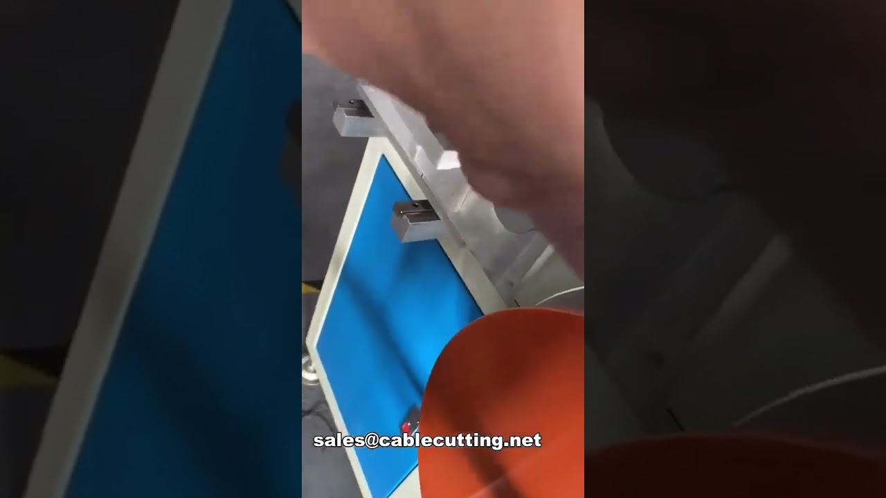 Automatische staalkabel oprol-, knip- en bindmachine WPM-40-80S - nauwkeurige lengtemeting