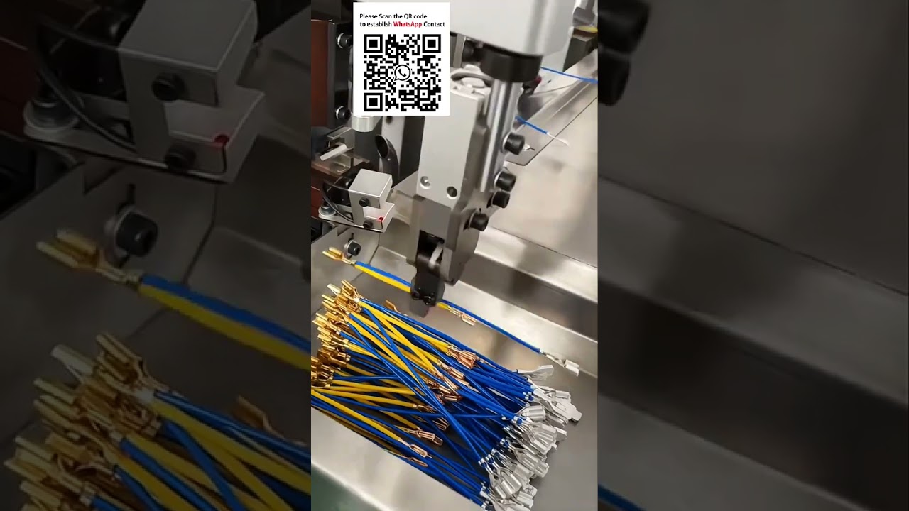 Volledig automatische driedraads co-krimpmachine voor terminals | #Automatiseringsapparatuur
