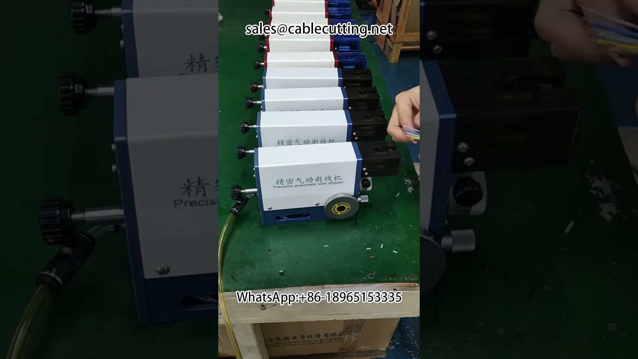 Pneumatische draadstripmachine | Harness apparatuur | Automatiseringsmachine | Optimale prestaties