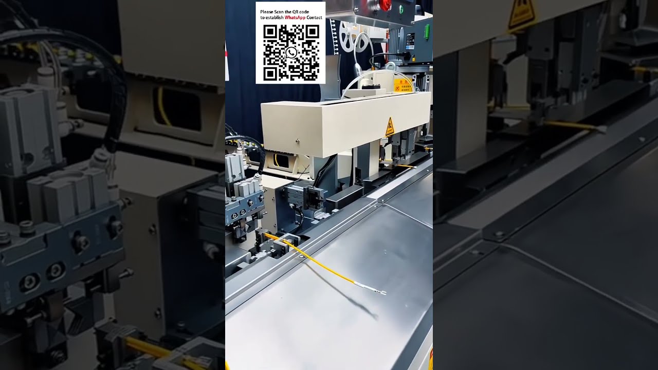 Automatische krimpmachine met printen & plaatsen van nummerbuizen – Slimme productie