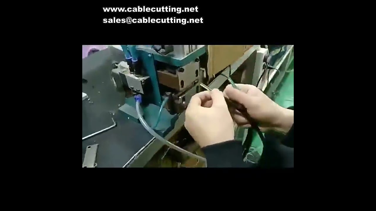Pneumatische draadstripmachine voor kabelkernen - Strippen & twisten in één