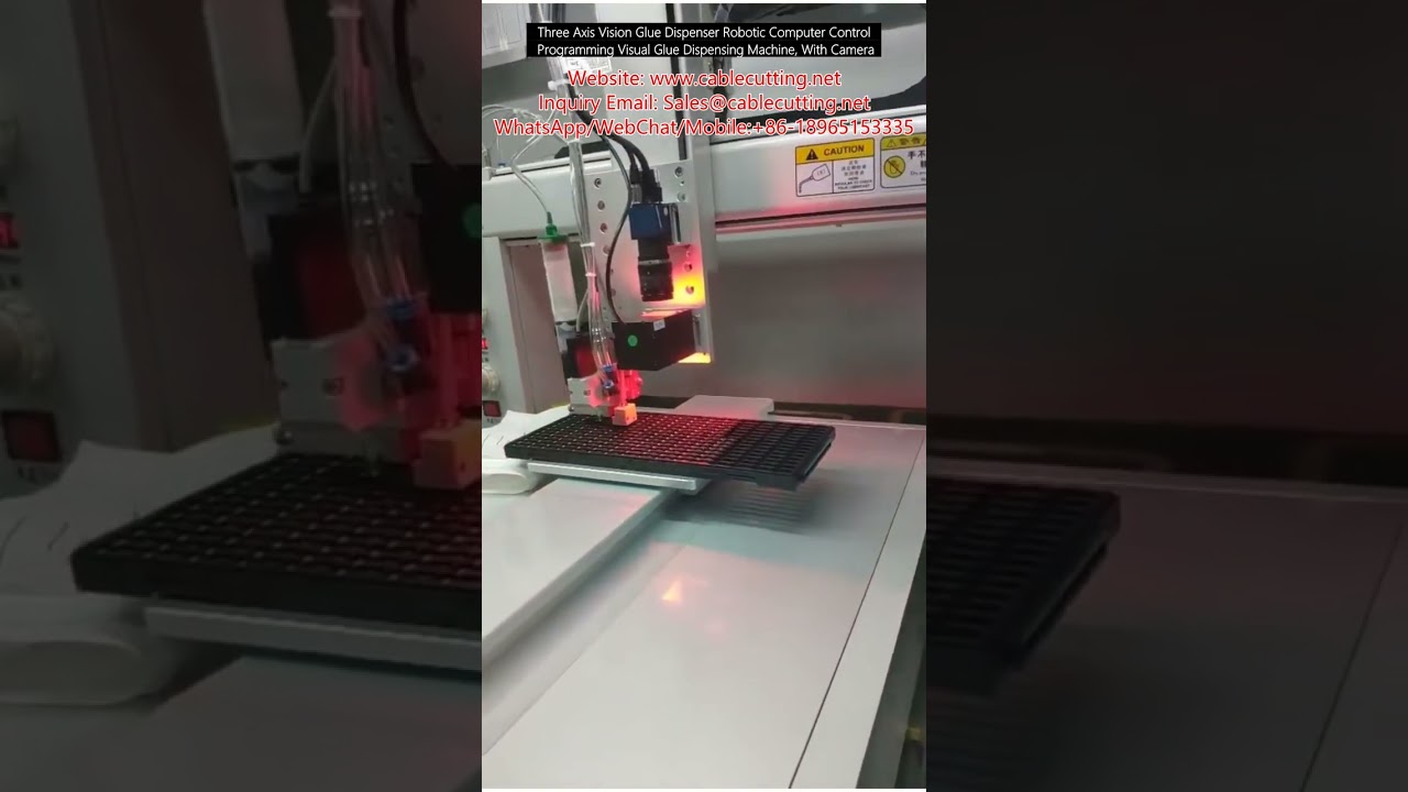 Geavanceerde 3-assige robotlijmdispenser met vision-systeem - Precisie aanbrengen