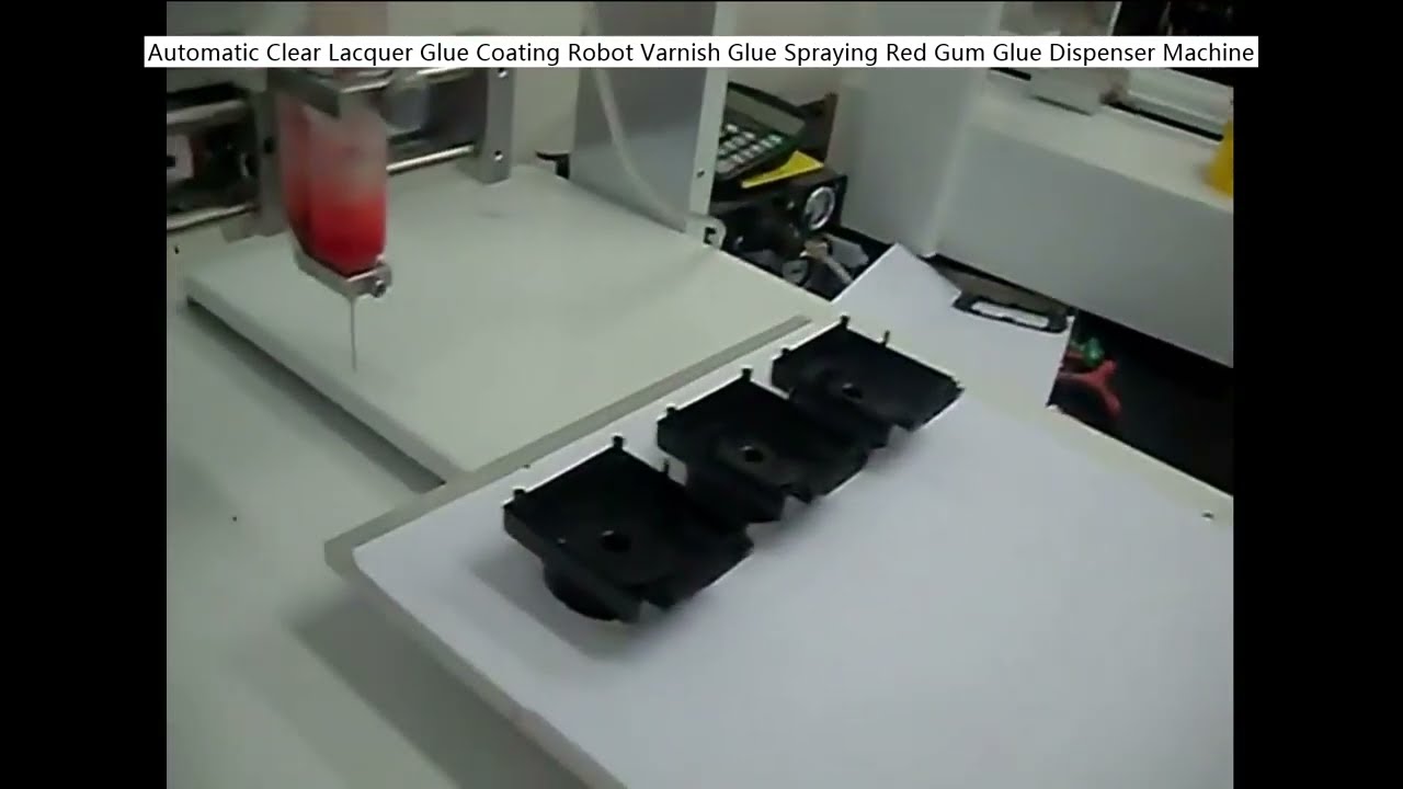 Automatische Lijm- en Lakcoatingrobot | Precisie Vernis & Rode Gom Spuitmachine