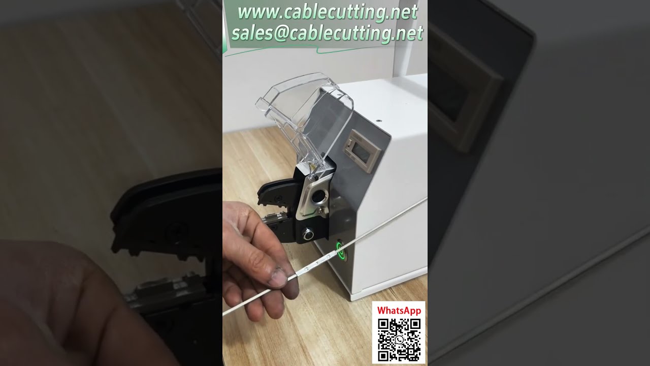 20EC Elektrische Krimpmachine – Aangepaste Matrijs voor IJzerdraadbeugels & Andere Connectoren