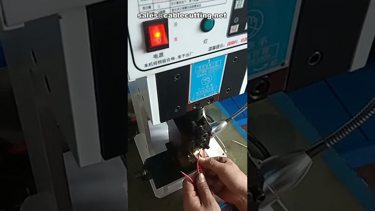Ultra Stille en Energiezuinige 1.5t Automatische Draadkrimpmachine – Super Stille Terminal Machine