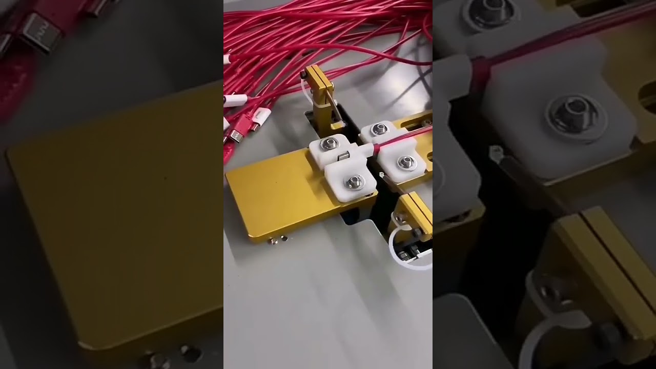 10-stations USB-datakabel productiemachine | Type-C stekker met automatisch lijmverdeling en behuizing