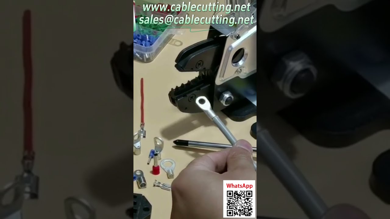 5ND Pneumatische Krimpmachine - Op maat gemaakte Enkelwerkende Cilinder - Sneller & Zuiniger voor 0,25-16 mm²