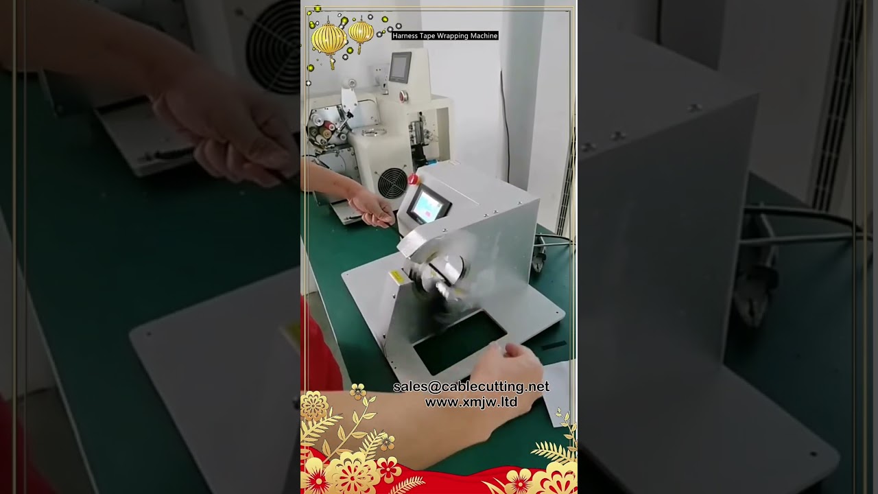 Automatische tapewikkelmachine voor kabelbomen