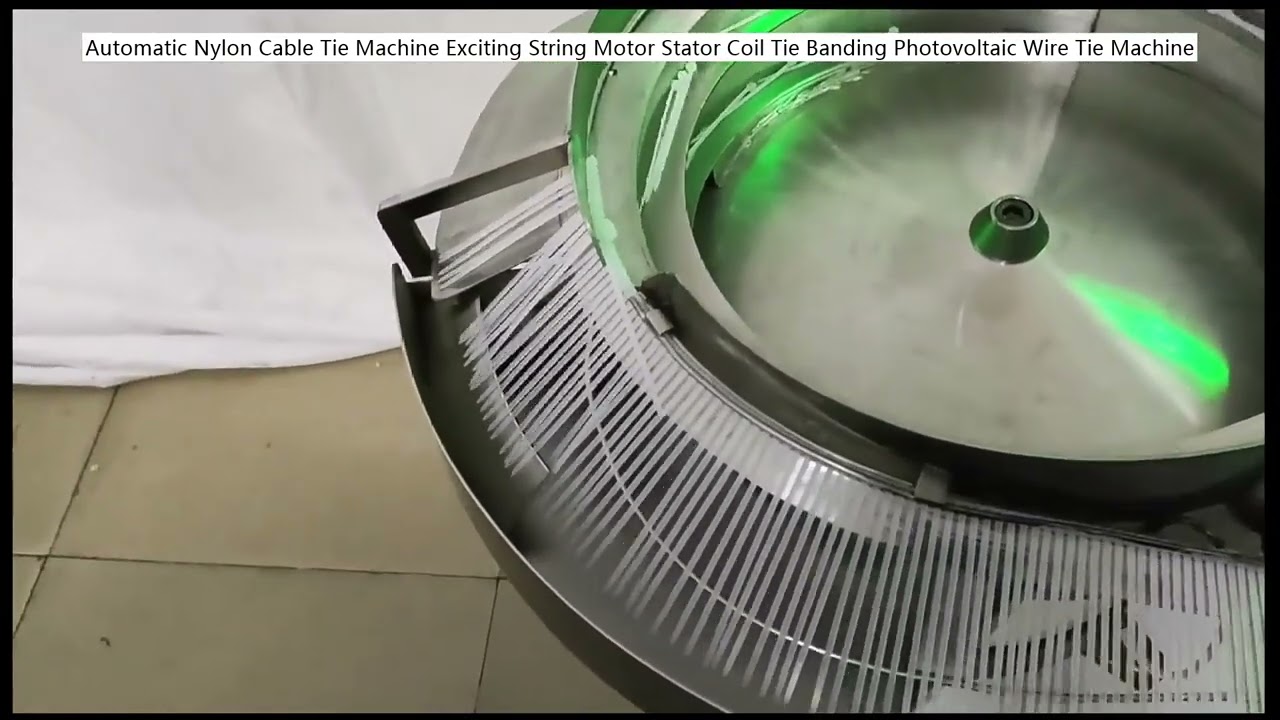Automatische Nylon Kabelbindermachine | Snel binden van motorstator spoelen & zonnepaneeldraden