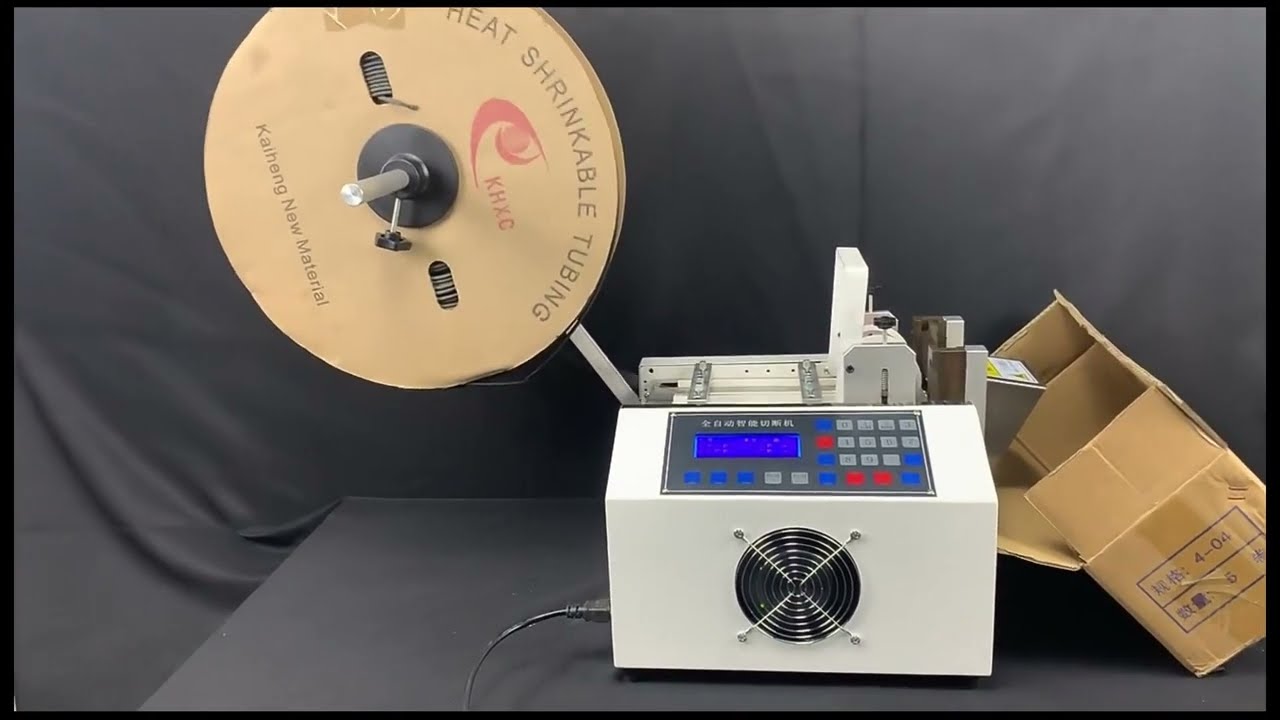 Automatische krimpslangsnijmachine | Precisie warmtekrimpslang snijder voor krimpbuizen