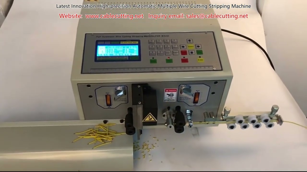 High precision Automatic Multiple Wire Cutting Stripping Machine