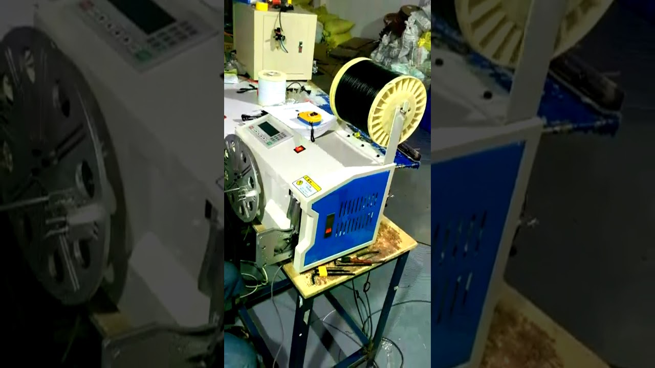 Automatische opwikkelmachine WPM 210-3 voor kabels en draden