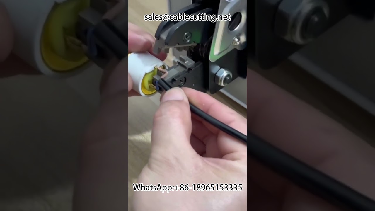 Elektrische krimpmachine voor vierkante terminals 0,25-16 mm² | Precisie & automatisering