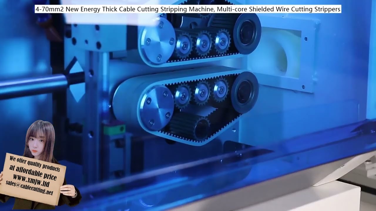 Stripmachine voor dikke kabels 4-70 mm² - Nieuwe energie, meeraderig en afgeschermd