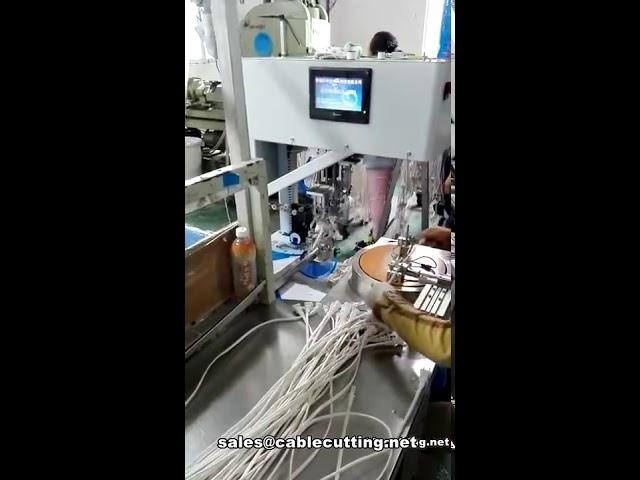 8 shape power cable wind and tie machines