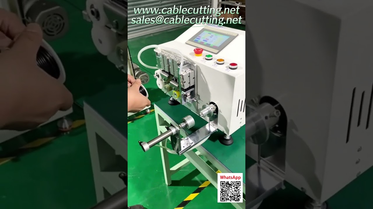 Automatische Trimmerlijn Wikkelmachine – Meteren, Knippen & Traverseren in één Machine