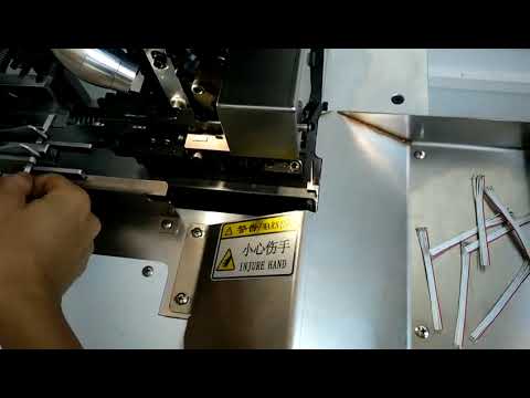 Efficiënt krimpen van vlakke kabels: halfautomatische machine WPM-FCCM-18