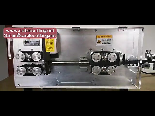 Hoogrenderende 70 mm² vierkante kabel afkort- en stripmachine