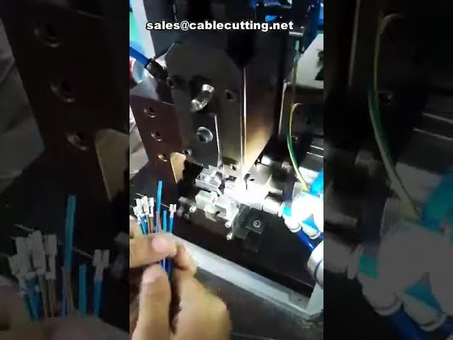 Automatische Draadstripper en Krimpmachine – Kabel Snijden, Strippen en Crimpen
