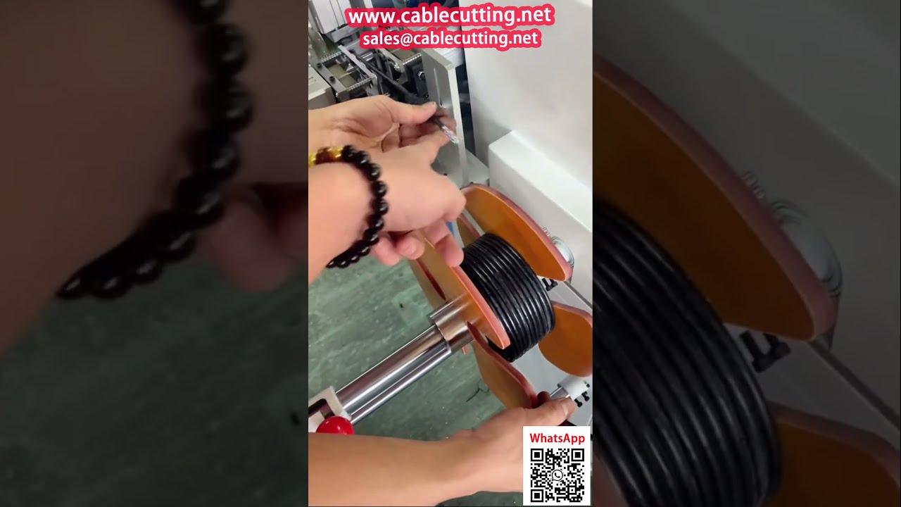 Alles-in-één machine voor netwerkkabel – Automatisch tellen, strippen, oprollen en binden
