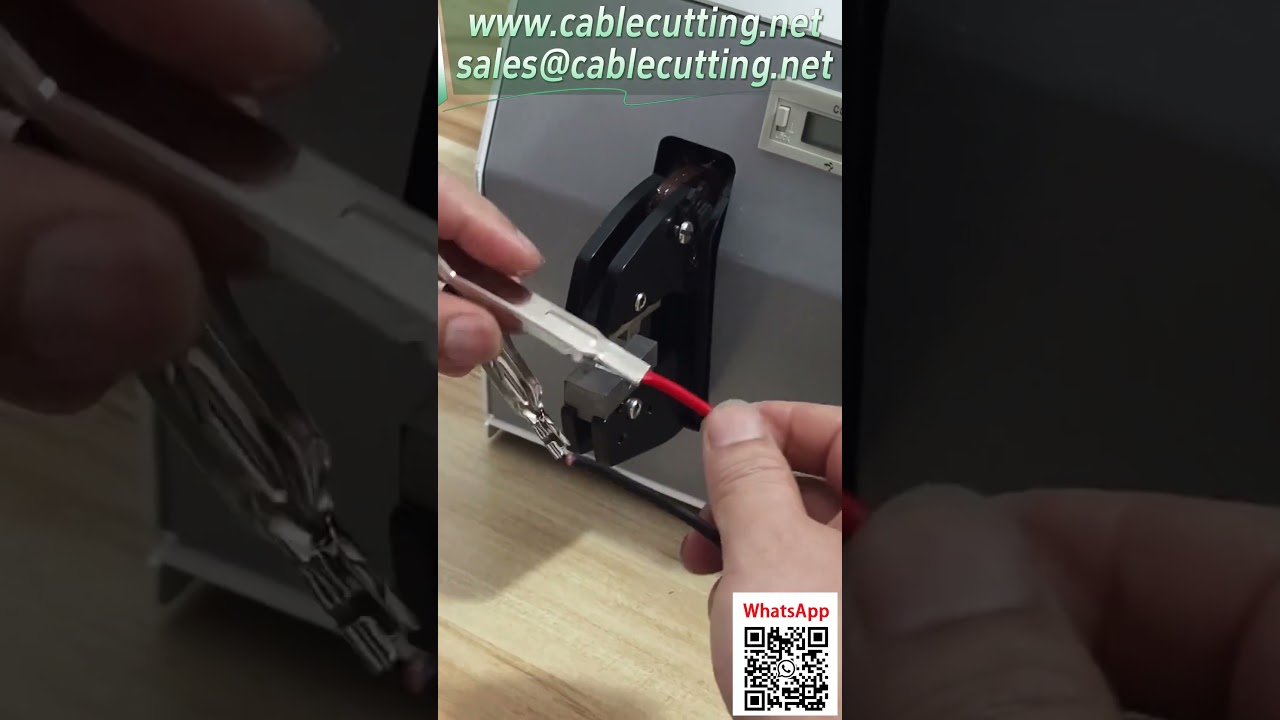Elektrische kabelkrimpmachine – Krokodillenklem testen #kabelkrimpen #krimpmachine