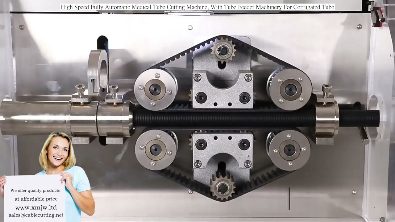Snel & Volautomatische Medische Buizensnijmachine met Geïntegreerde Toevoereenheid