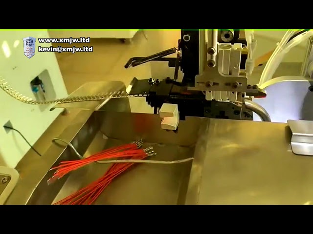 Automatische 3-koppen krimpmachine voor terminals – snelle en precieze productie
