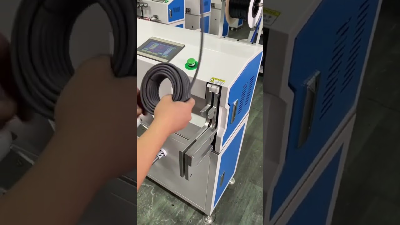 Veelzijdige draadopwikkelmachine: automatisch meten, snijden, sorteren en binden