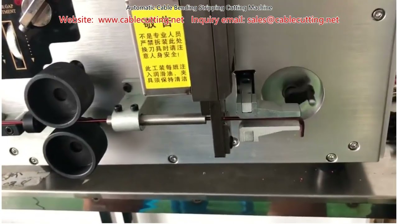 Automatische kabelbuig-, strippe- en snijmachine | Precisie draadverwerking