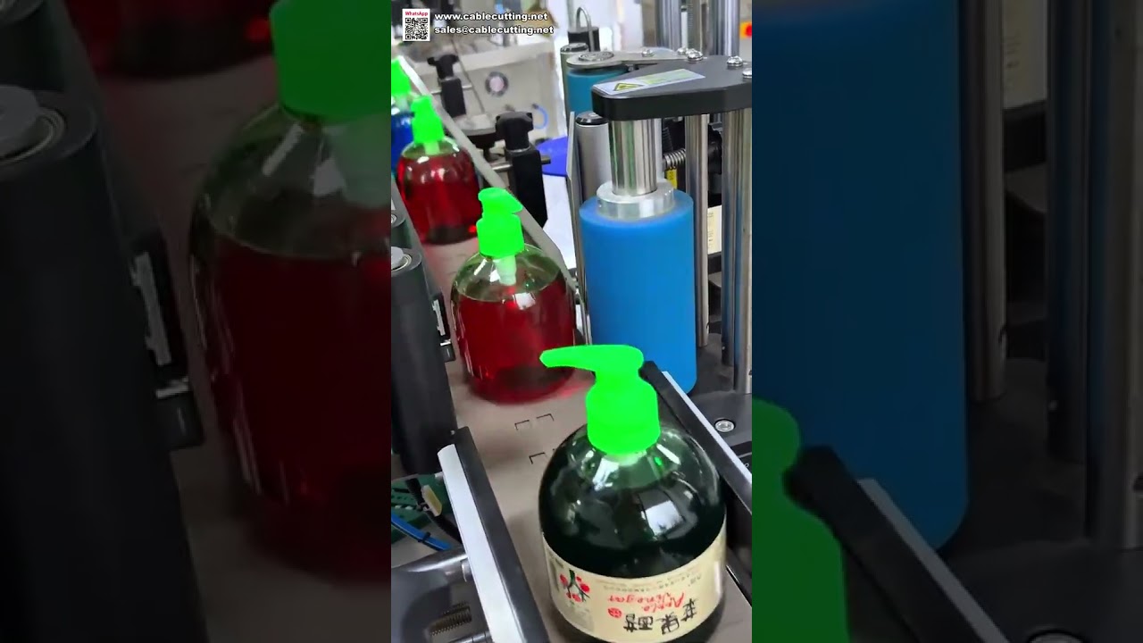 Hogesnelheid automatische ronde flessen etiketteermachine - Industriële stickerapplicator voor massaproductie