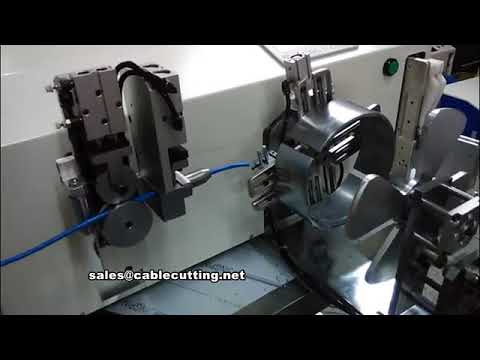 Automatische kabelopwikkel- en bindmachine met tel- en snijfunctie