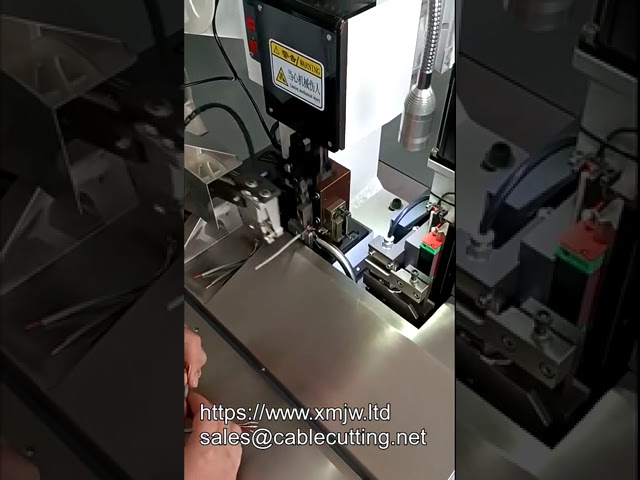 WPM 6800x: Hoge snelheid semi-automatische multikern-omhulde draadstripper en krimpmachine