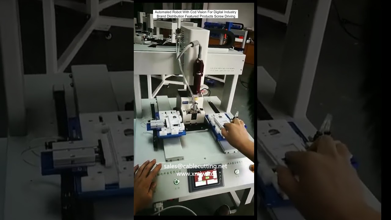 Geautomatiseerde Schroefdraairobot met CCD-Visie - Precisie voor Digitale Industrie en Merkdistributie