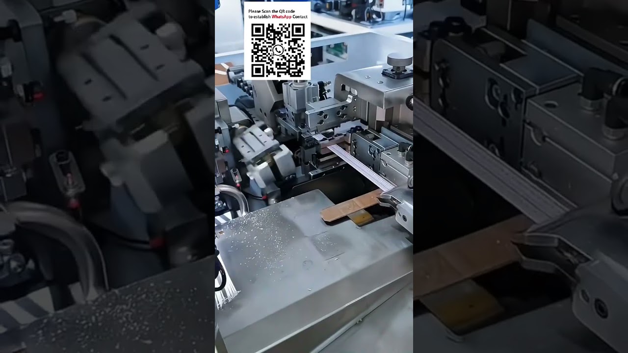 8-draads parallelle dubbelzijdige ribbonkabel krimpmachine | #SlimmeProductie
