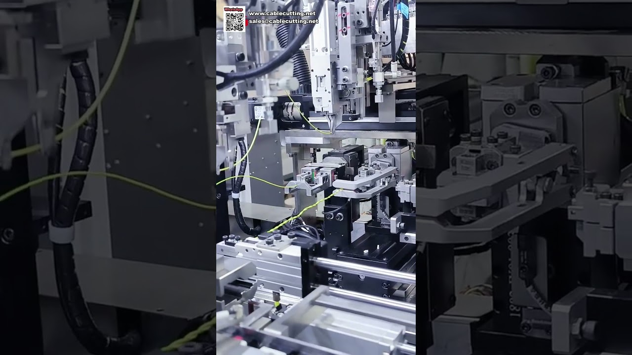 Geïntegreerde machine voor efficiënt draadtwisten, terminalkrimpen en behuizingsinsertie