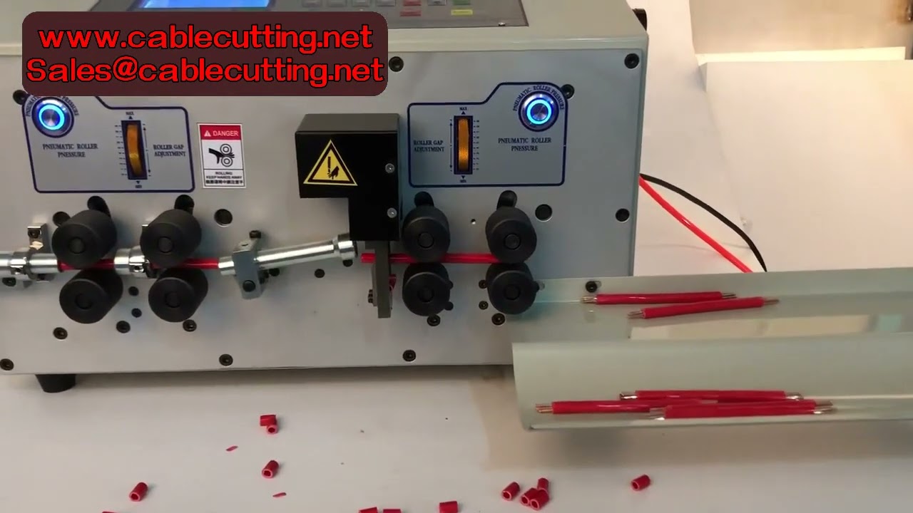 Full Automatic Wire Stripper Peeling Stripping Cutting Machine 0 2 25mm2 Wire Section ￠13 with 46 Wh