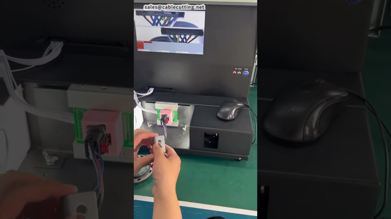 Draadsequentie- en kleurentester met continuïteitscontrole | Voor fabrieksautomatisering