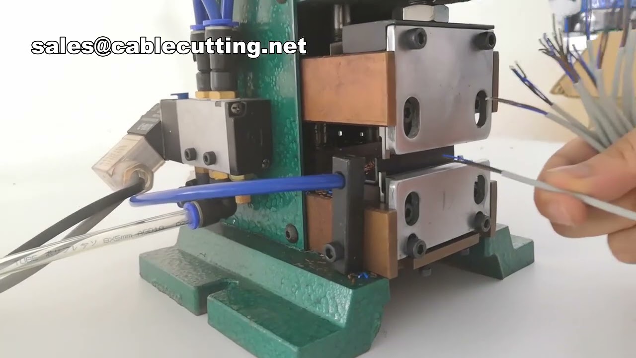 Verticale pneumatische kabelstripper | Draadstripmachine voor efficiënte verwerking