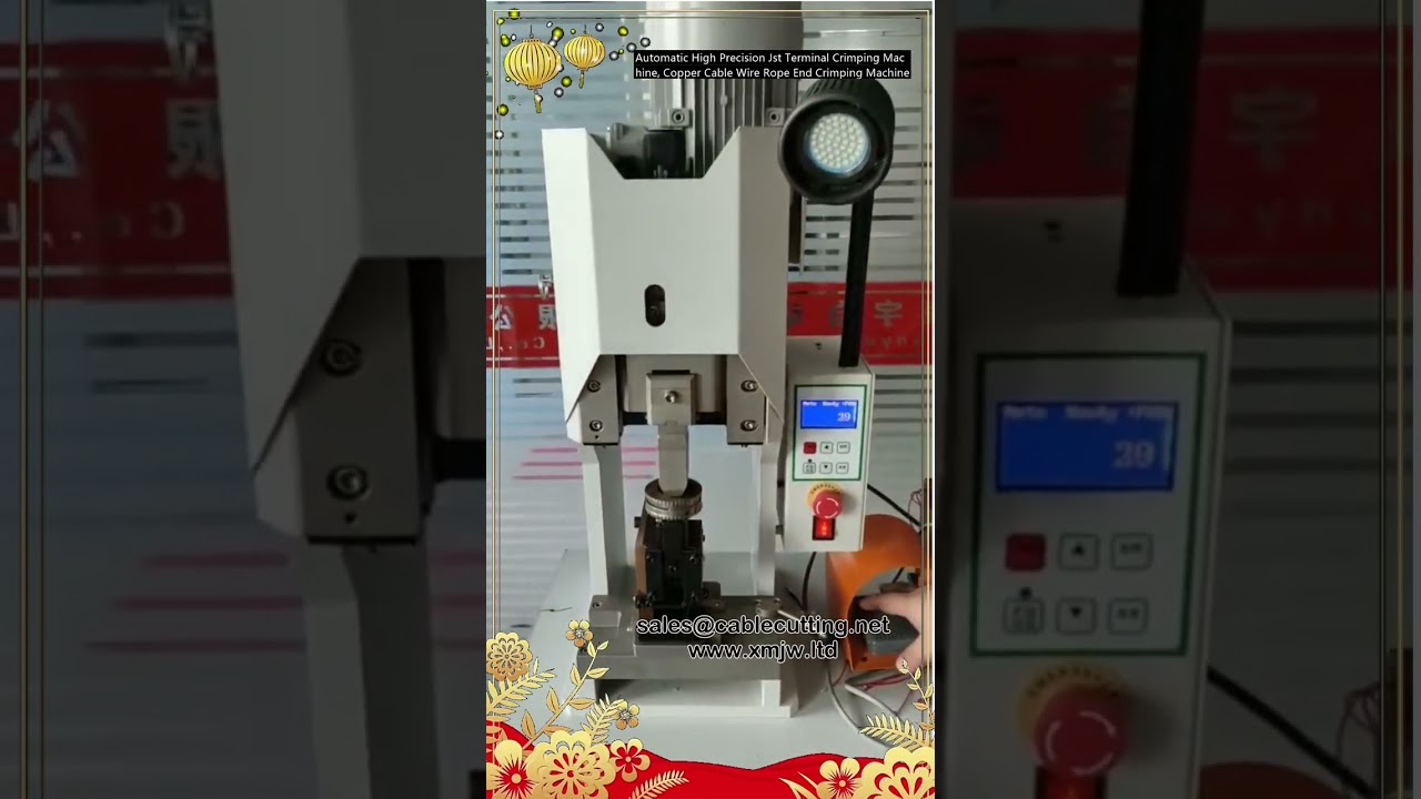 Automatische Hoge Precisie JST Terminalkrimpmachine voor Koperen Kabels en Staalkabels