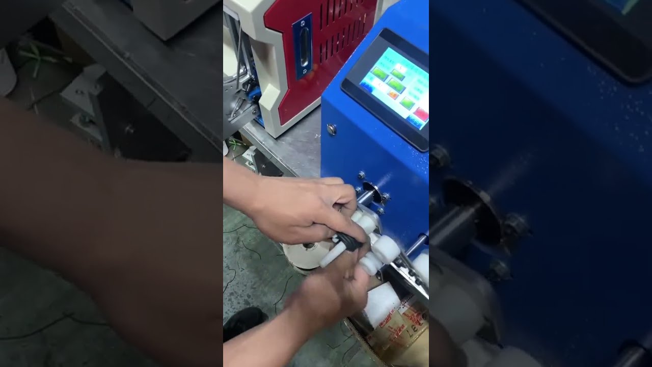 Model 9: Hoogrendement Draadwikkel- & Bindmachine voor Data- en Oplaadkabels
