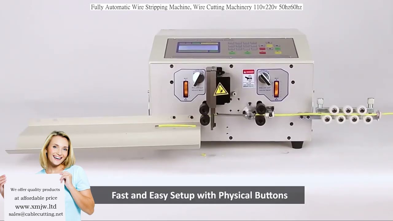 Volledig Automatische Draadstripmachine & Draadsnijmachine | 110V/220V 50Hz/60Hz