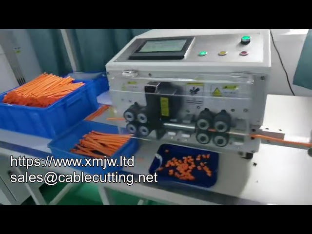 Volledig Automatische Kabelafstrip- en Snijmachine voor Omhulde Draad 6-70 mm² | Dubbelzijdige Stripper