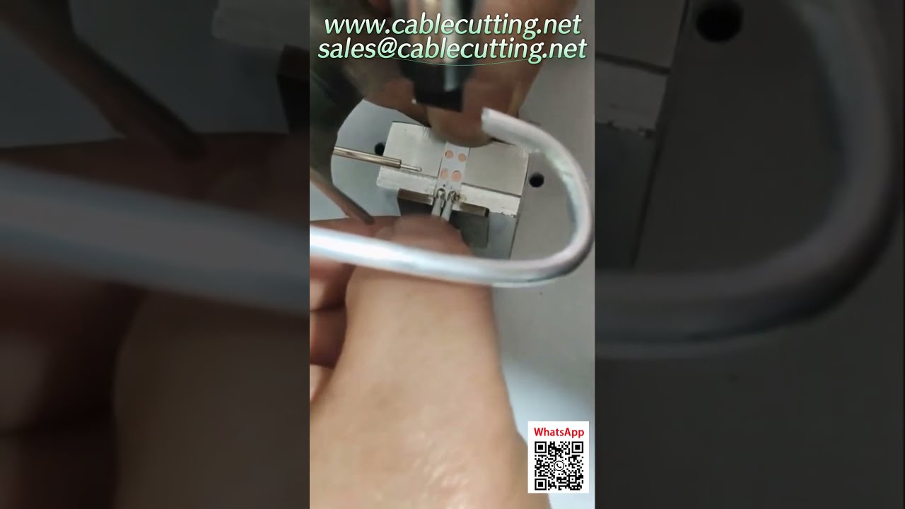Automatische draadknipper en stripper machine | Efficiënte kabelverwerking voor de industrie