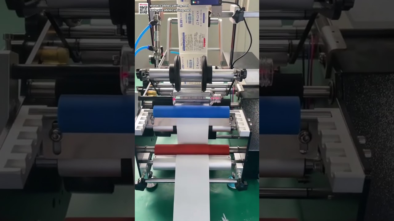 Economische semi-automatische ronde flessen etiketteermachine – ideaal voor kleine bedrijven en lage volumes