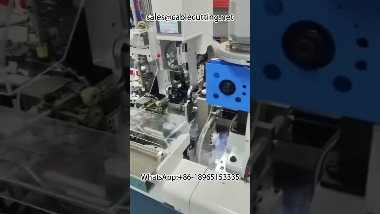 Geautomatiseerde kabelboommachine: waterdichte pluggen en terminals persen met stripmachine