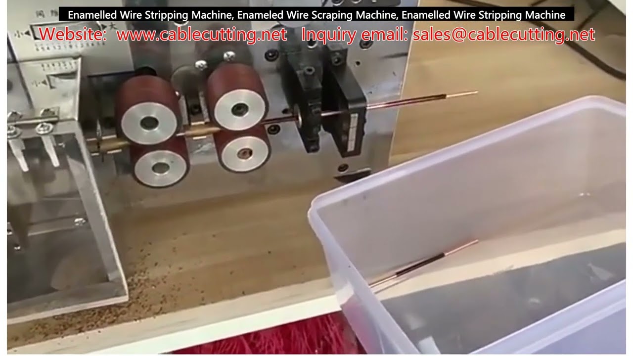 Precisie ontmantelingsmachine voor geëmailleerde draad - Automatische draadstripmachine