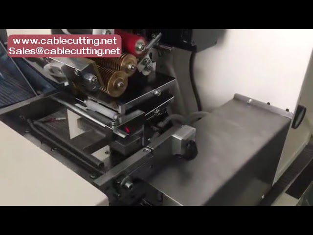 Halfautomatische etiketteermachine voor draadbundels, slangen en buizen - Zelfklevend etiketteren
