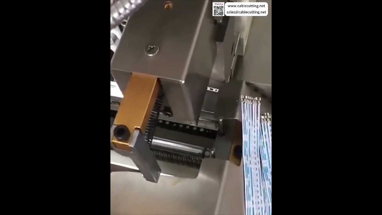 Semi-automatische lintkabelkrimpmachine met vloeiende uitvoerregeling voor hoogwaardige productie